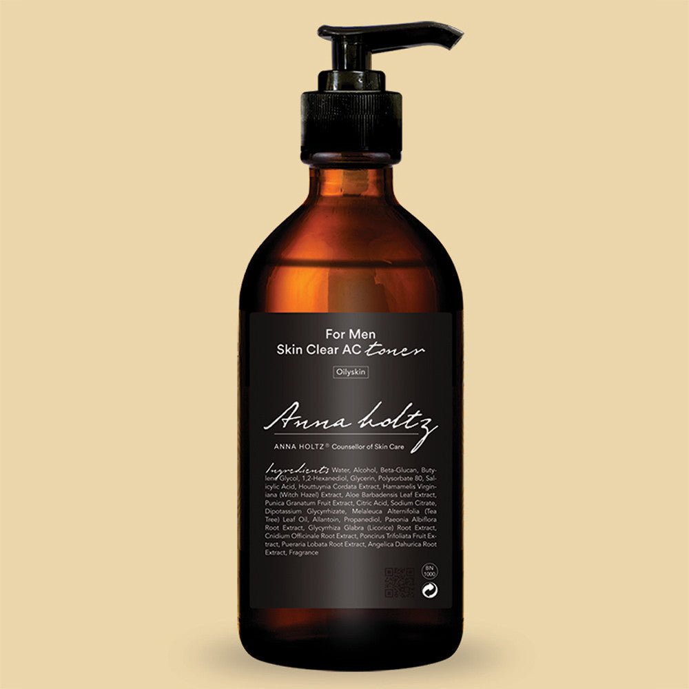 ANNA HOLTZ For Men Homme Men's Skin Clear Toner Large Capacity 300ml