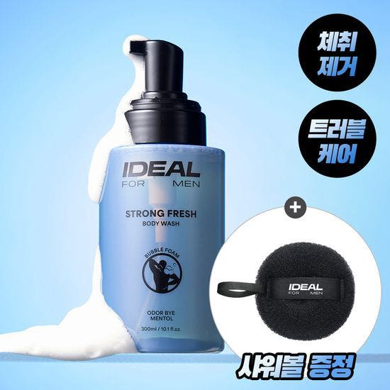 IDEAL FOR MEN Strong Fresh Body Wash 300ml
