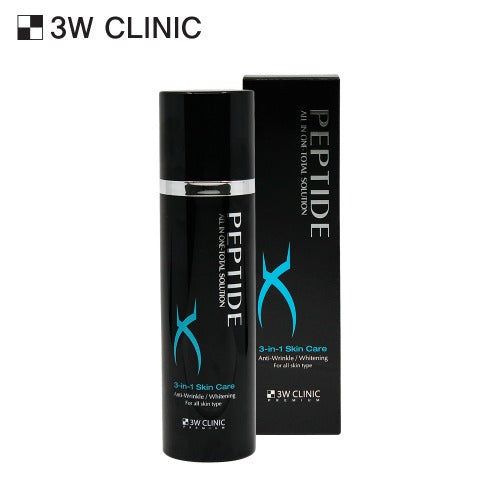 3W CLINIC Premium Black Peptide All In One For Men 150ml | Kool Seoul