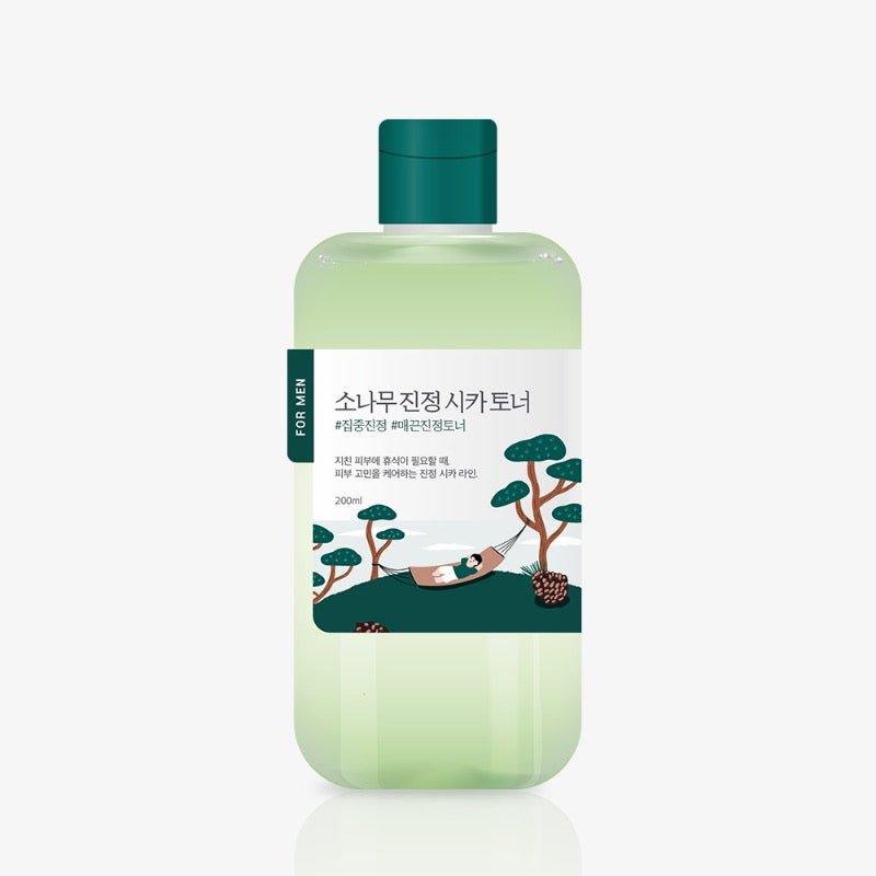 ROUNDLAB For Men Pine Calming Cica Toner 200ml disponible sur Ma petite Coree, ton Eshop 100% K-beauty en direct de Seoul