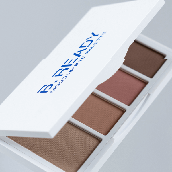 B.READY Mood Up Shade Eye Palette by Gentleman Korea — neutral matte brown and warm tones eye shadow palette for men