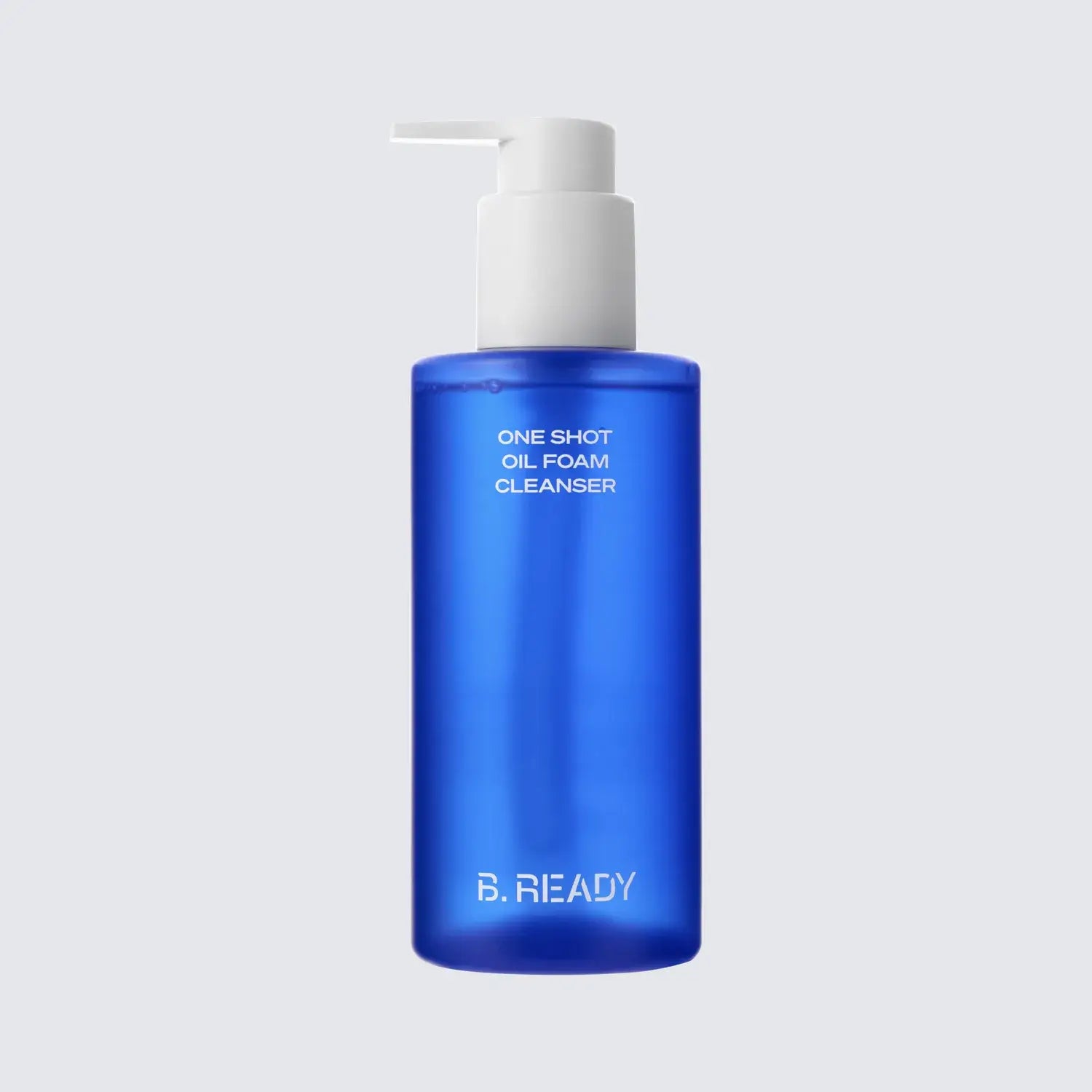 B.READY Oil Foam Cleanser 200ml blue pump bottle for men by Gentleman Korea, Korean skincare gentle oil-to-foam cleanser