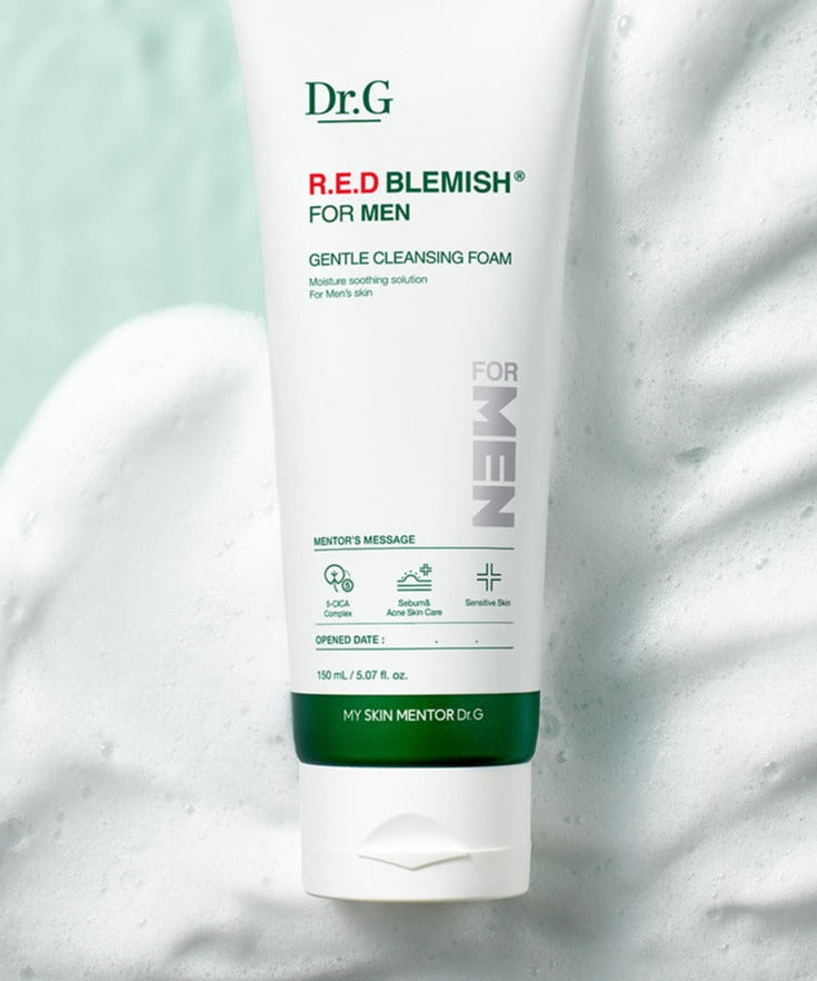 Dr.G Red Blemish For Men Gentle Cleansing Foam 150ml | Kool Seoul