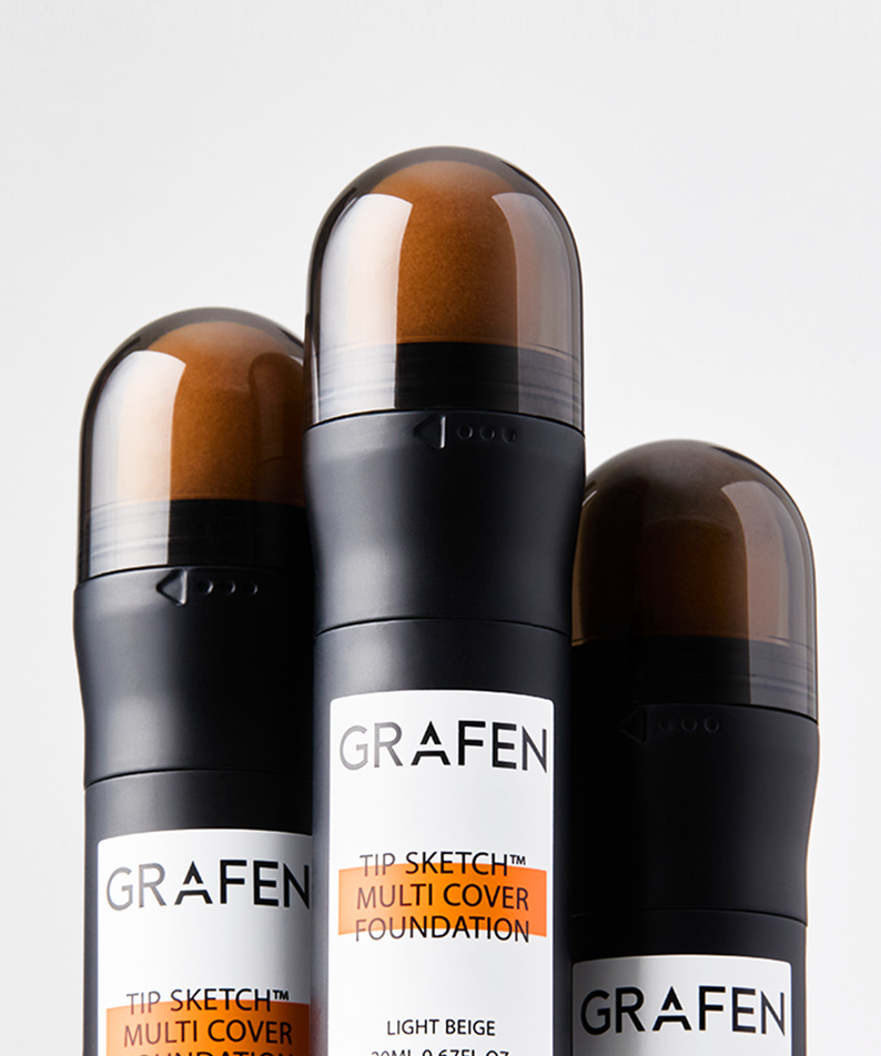 GRAFEN  Tip Sketch Multi-Cover Foundation 20ml