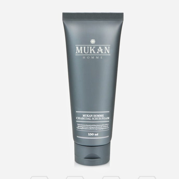 MUKAN Homme Charcoal Scrub Foam 150ml | Kool Seoul