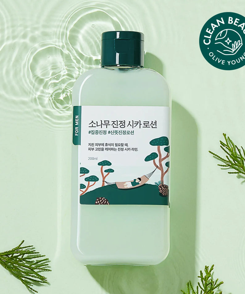 ROUNDLAB For Men Pine Calming Cica Lotion 200ml disponible sur Ma petite Coree, ton Eshop 100% K-beauty en direct de Seoul