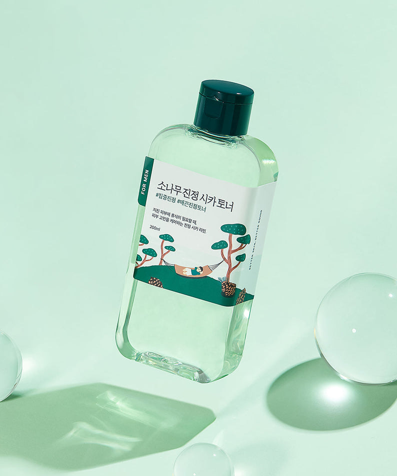 ROUNDLAB For Men Pine Calming Cica Toner 200ml disponible sur Ma petite Coree, ton Eshop 100% K-beauty en direct de Seoul