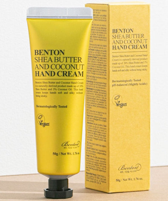 BENTON Shea Butter and Coconut Hand Cream 50ml | Kool Seoul