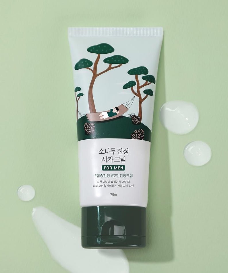 ROUNDLAB For Men Pine Calming Cica Cream 75ml | Kool Seoul