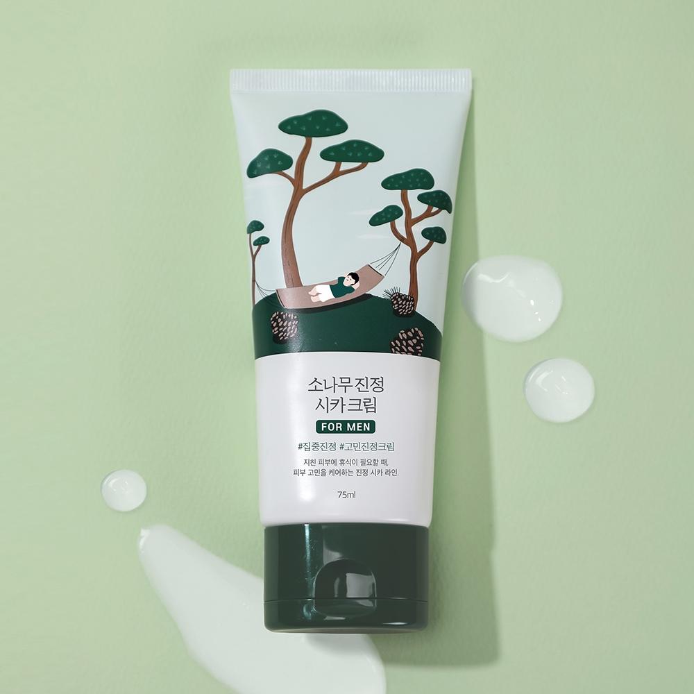 ROUNDLAB For Men Pine Calming Cica Cream 75ml | Kool Seoul